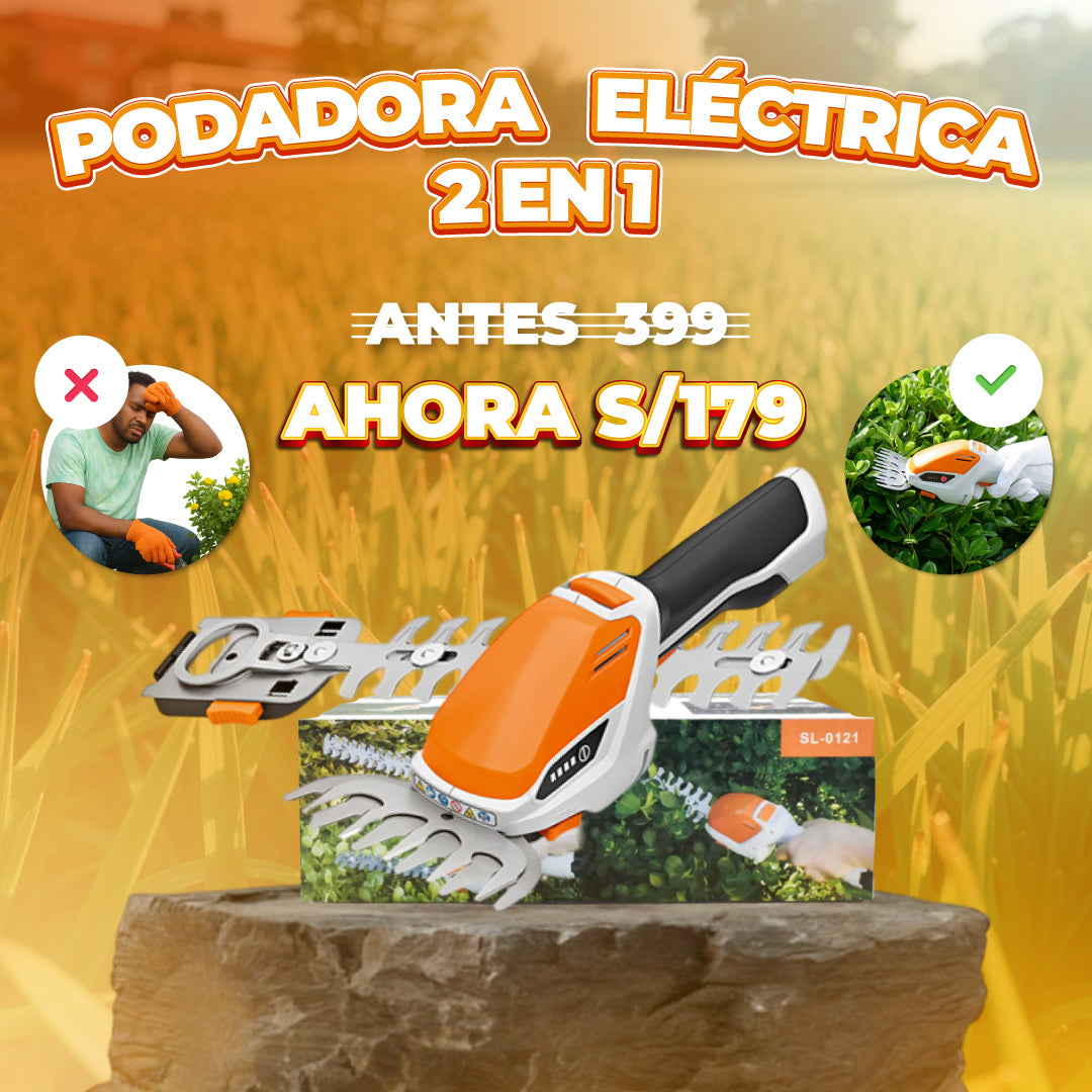PODADORA ELÉCTRICA PORTATIL